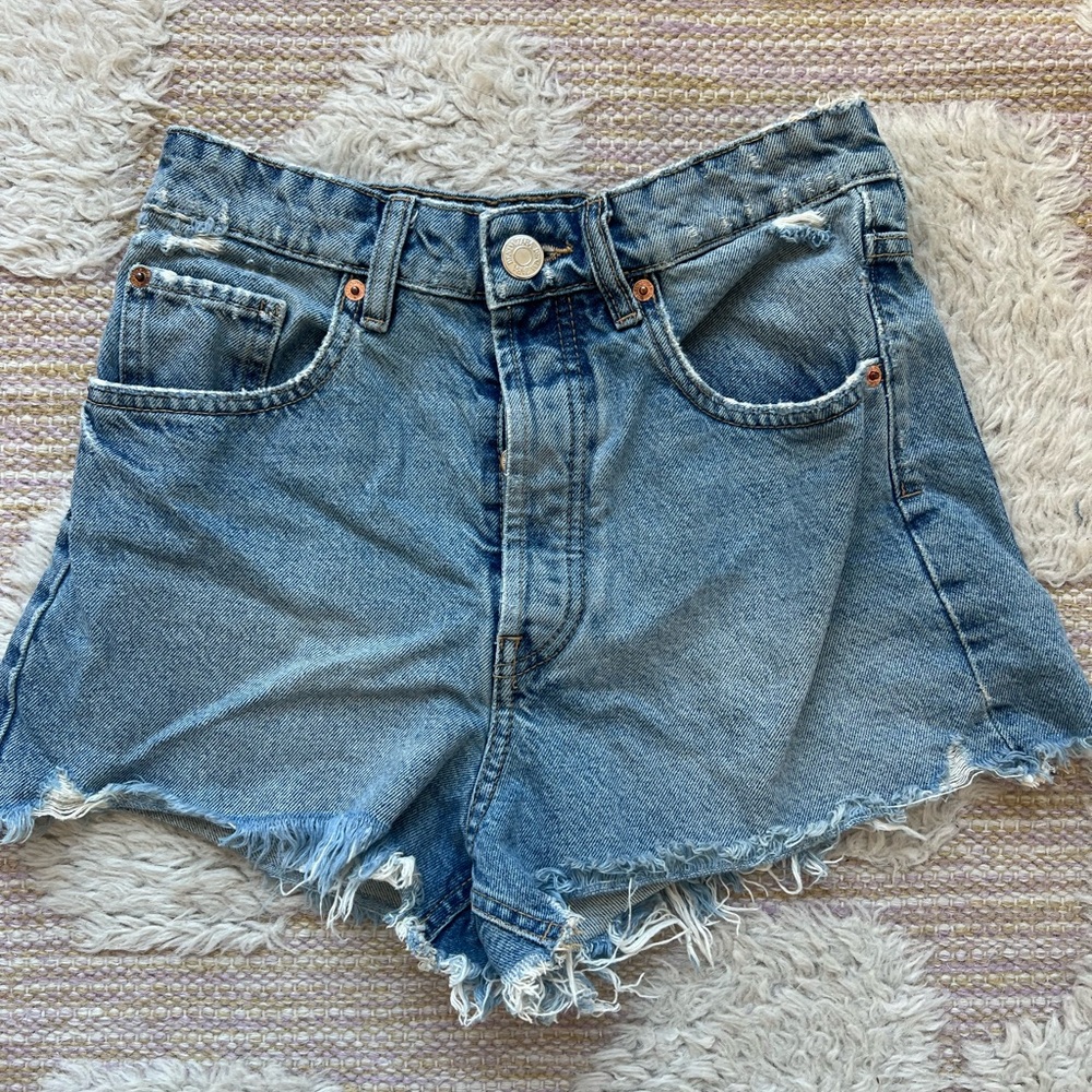 Denim shorts